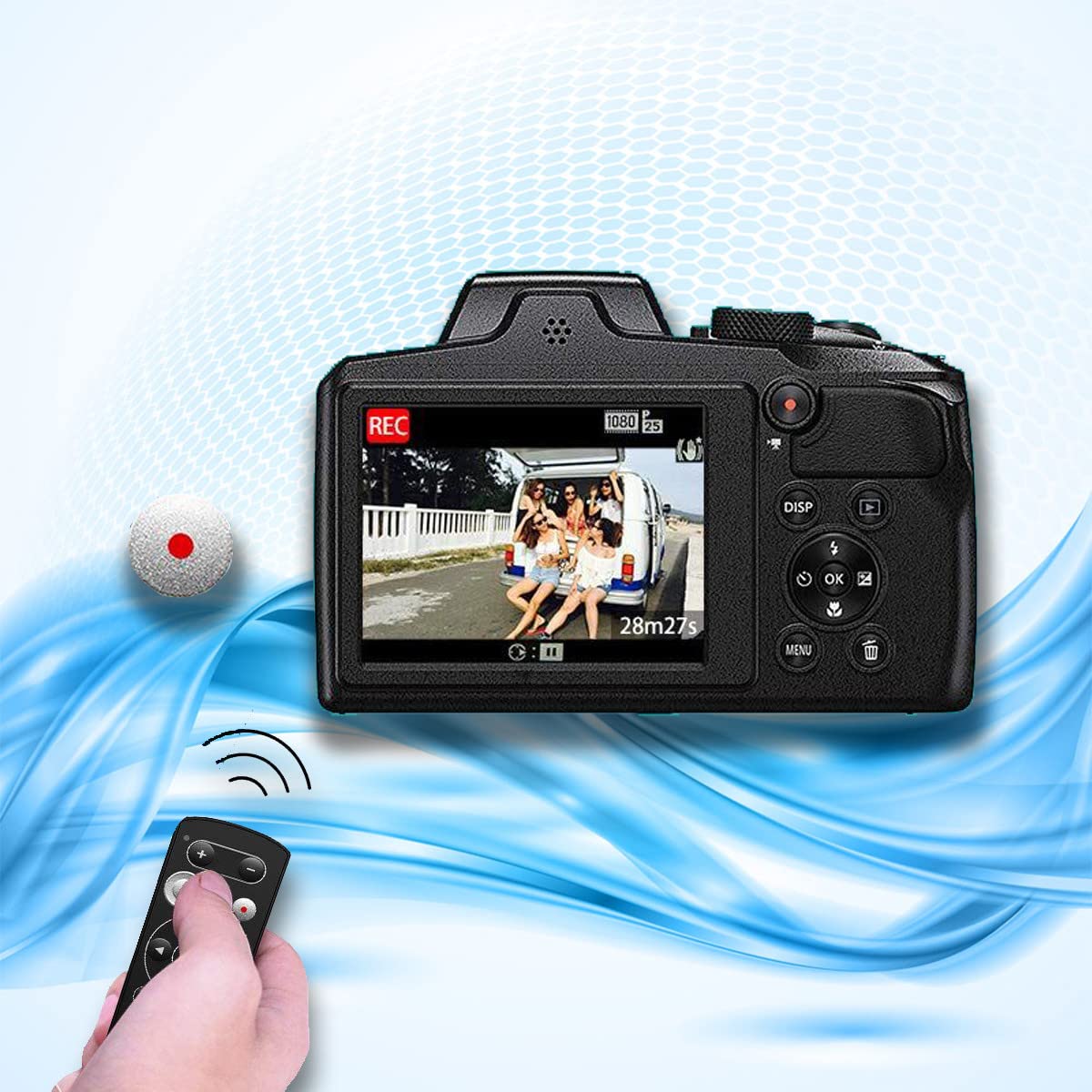 Ml-L7 Bluetooth Pholsy Camera Remote Shutter Release Control Compatible With Nikon Z30, Z6 Ii, Z7 Ii, Z Fc, Z50, Coolpix B600, A