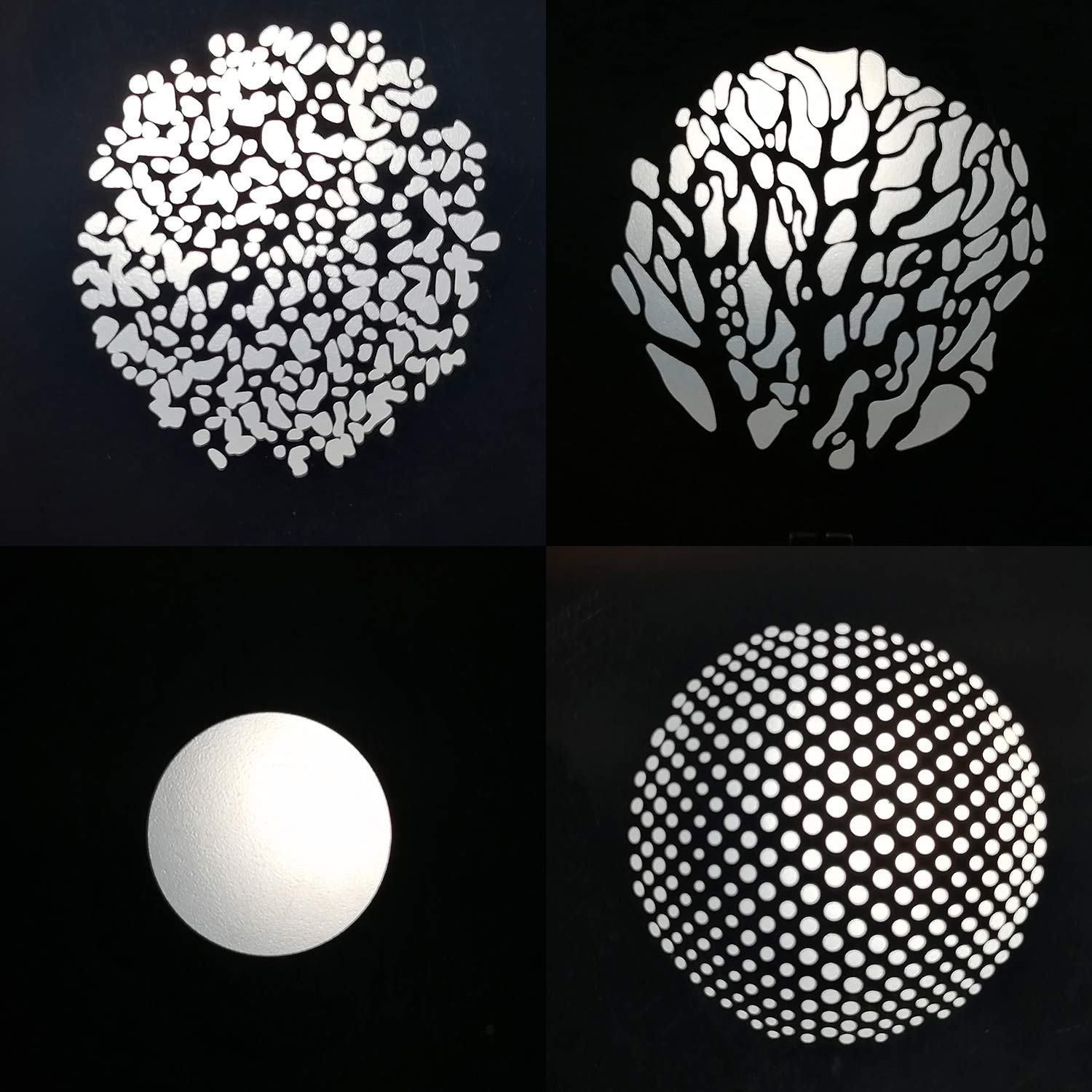 Wellmaking For Many Types Of Pictures For Bowens Mount Flash Snoot Condenser Modeling Film Christmas Light Film Can Be Customized In Batches Include 24 Gobos And A Gobo Holder� White