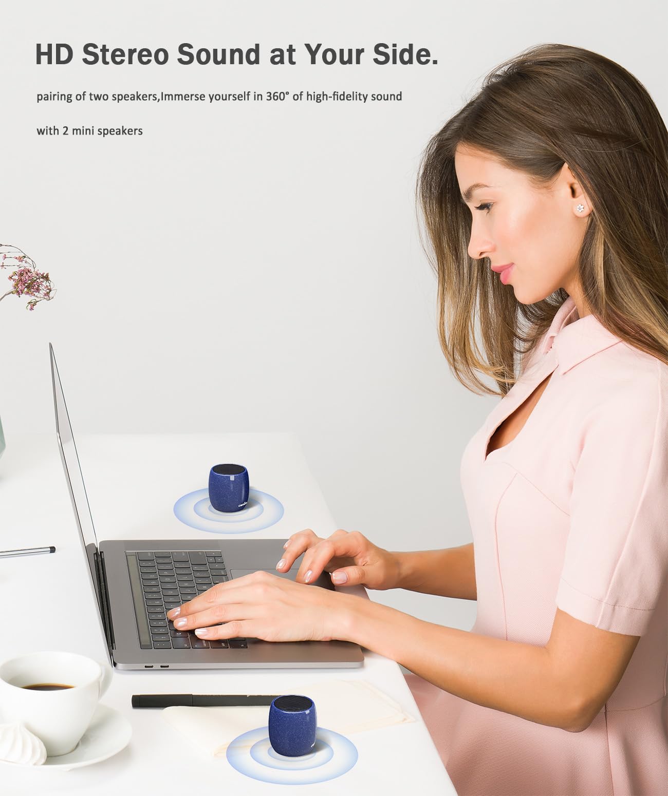 Small Speaker, Bluetooth Speaker With 360�Hd Stereo Sound And Robust Bass, Mini Speakers With Hands Free Call, Ip67 Waterproof, Portable Speakers For Shower, Room, Car, Trip, Ideal Gift For Men, Women