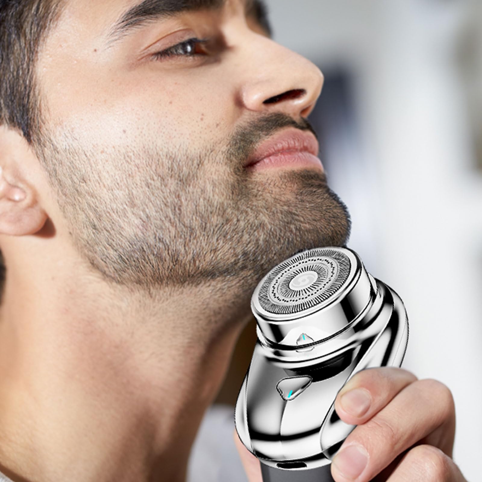 Oynupikr Mini Electric Shaver, Mini Portable Shaver, Electric Razor For Men, Usb Rechargeable Waterproof Shaver For Travel Offic