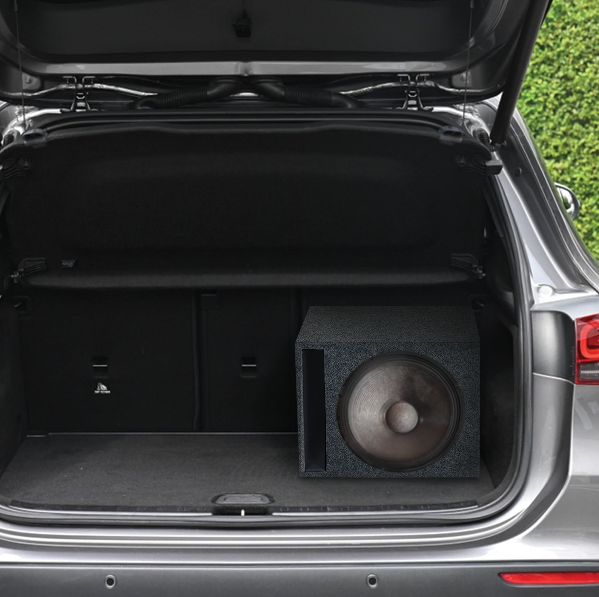 Qpower Single 15'' Mdf Woofer Box Vented