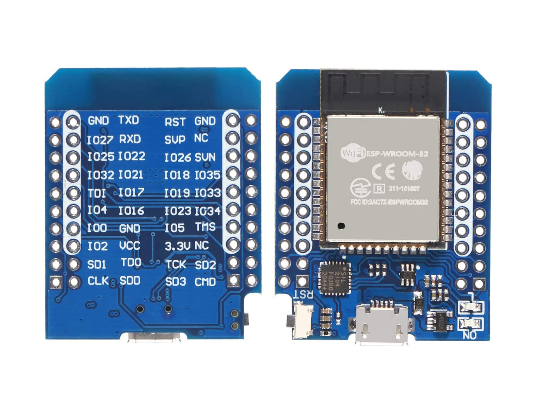 Hiletgo 3Pcs Esp32 Mini Esp Wroom 32 Development Board Wlan Wifi Bluetooth Iot Development Board