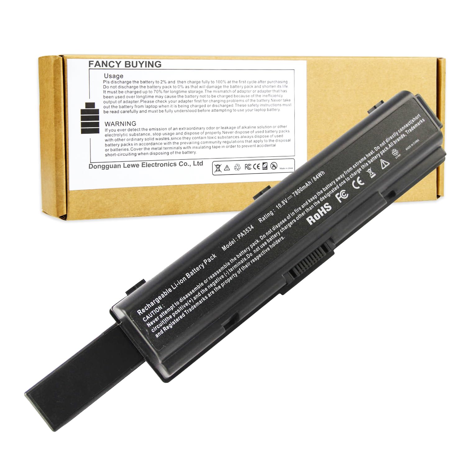 7800Mah Pa3727U 1Brs Pa3535U 1Brs Pabas098 Pabas099 Pabas174 Laptop Battery For Toshiba Satellite A200 A205 A210 A300 A305 A350
