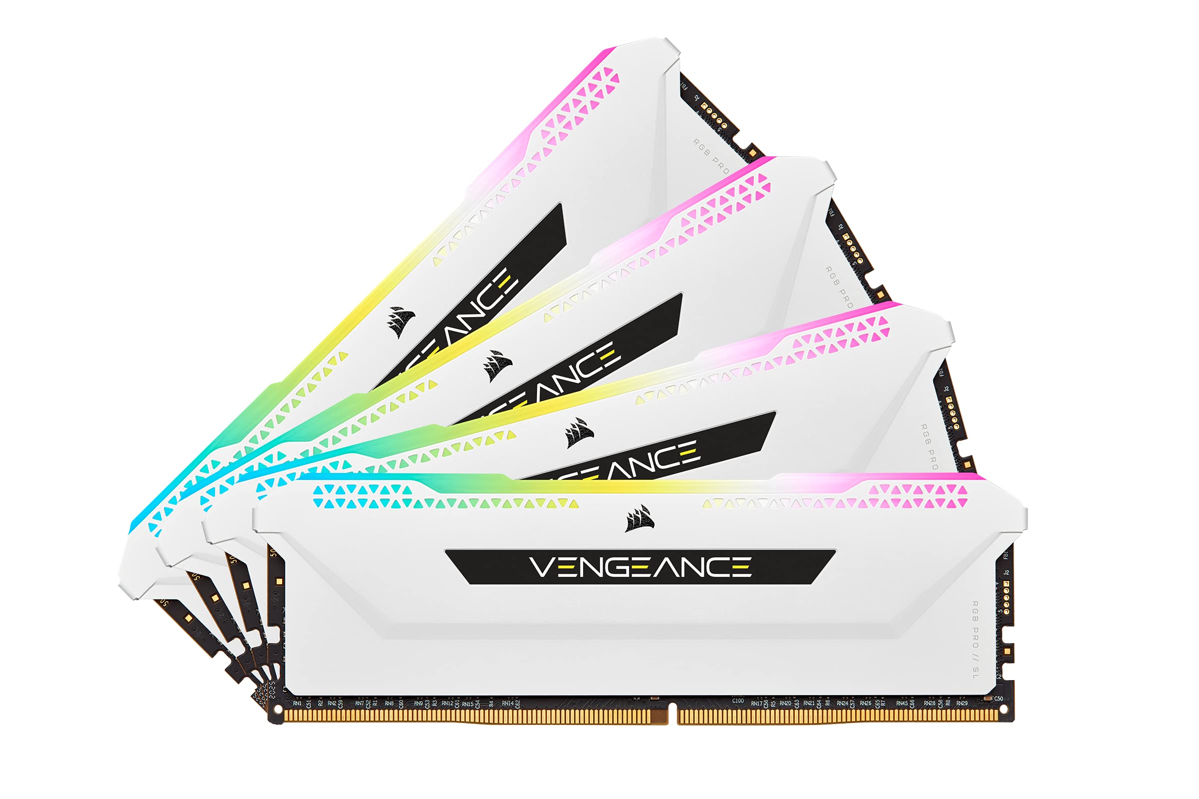 CORSAIR Vengeance RGB PRO SL 32GB (4x8GB) DDR4 3600 (PC428800) C18 1.35V  White