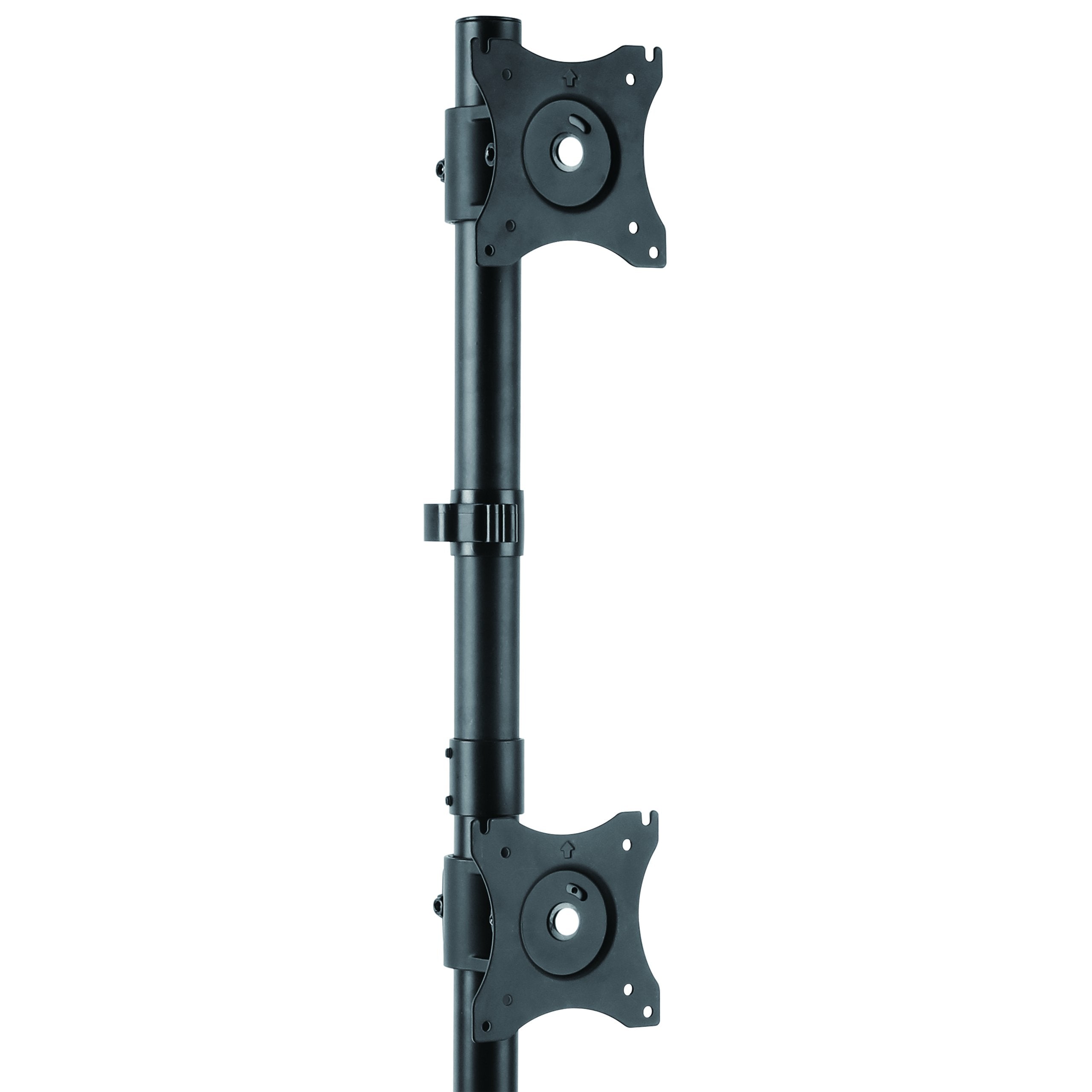 Startech.Com Vertical Desk Mount Dual Monitor Arm   For Monitors 13 To 27   Adjustable   Desk Clampgrommet Hole Mount   Dual Ves
