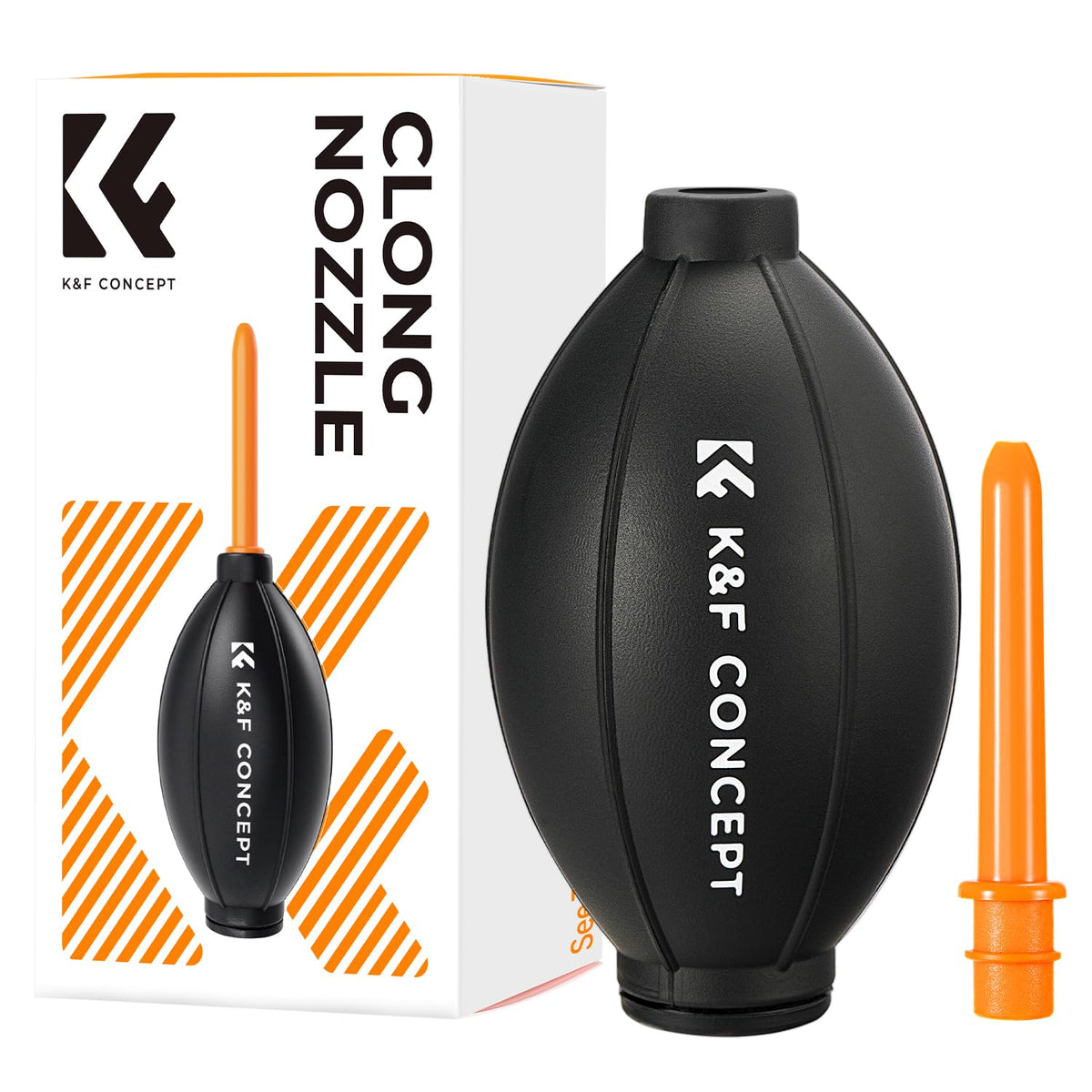 K&F Concept Lens Air Blower, Rubber Bulb Air Pump Dust Blower Cleaner, With Long Nozzle For Cell Phone, Tablet, Camera Lens Sens