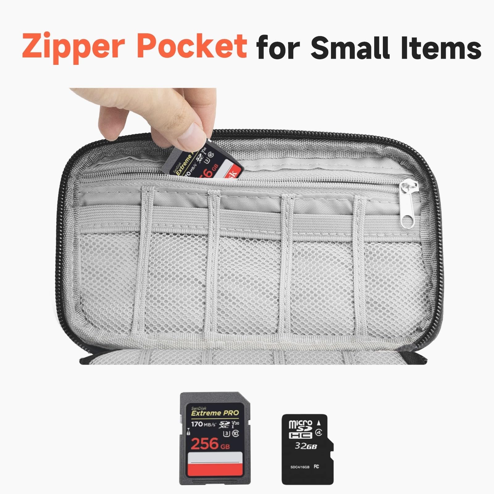 Zealearn Usb Flash Drive Case, Holds 30 Pcs, Usb Storage, Usb Case,Usb Stick Holder,Usb Storage Case,Usb Organizer,Thumb Drive C