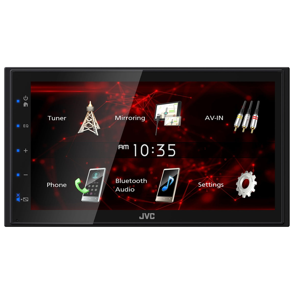 Jvc Kw M180Bt Bluetooth Car Stereo Receiver With Usb Port   6.75'' Touchscreen Display   Am/Fm Radio   Mp3 Player Double Din   1