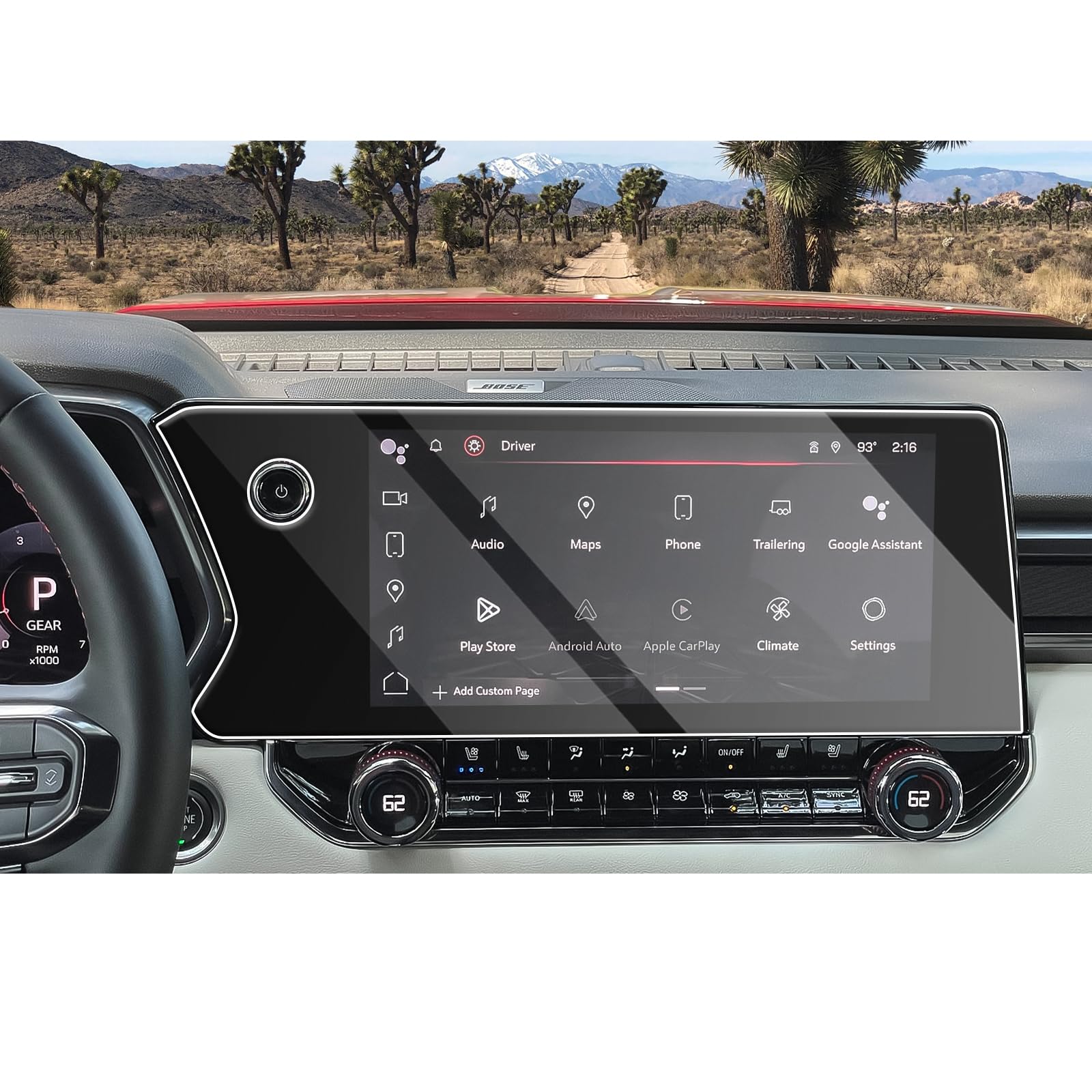 Upgraded Cdefg For 2023 2024 Chevy Colorado Gmc Canyon 11.3 Inch Screen Protector For 2023 2024 Colorado Z71 Zr2/ 2023 2024 Gmc