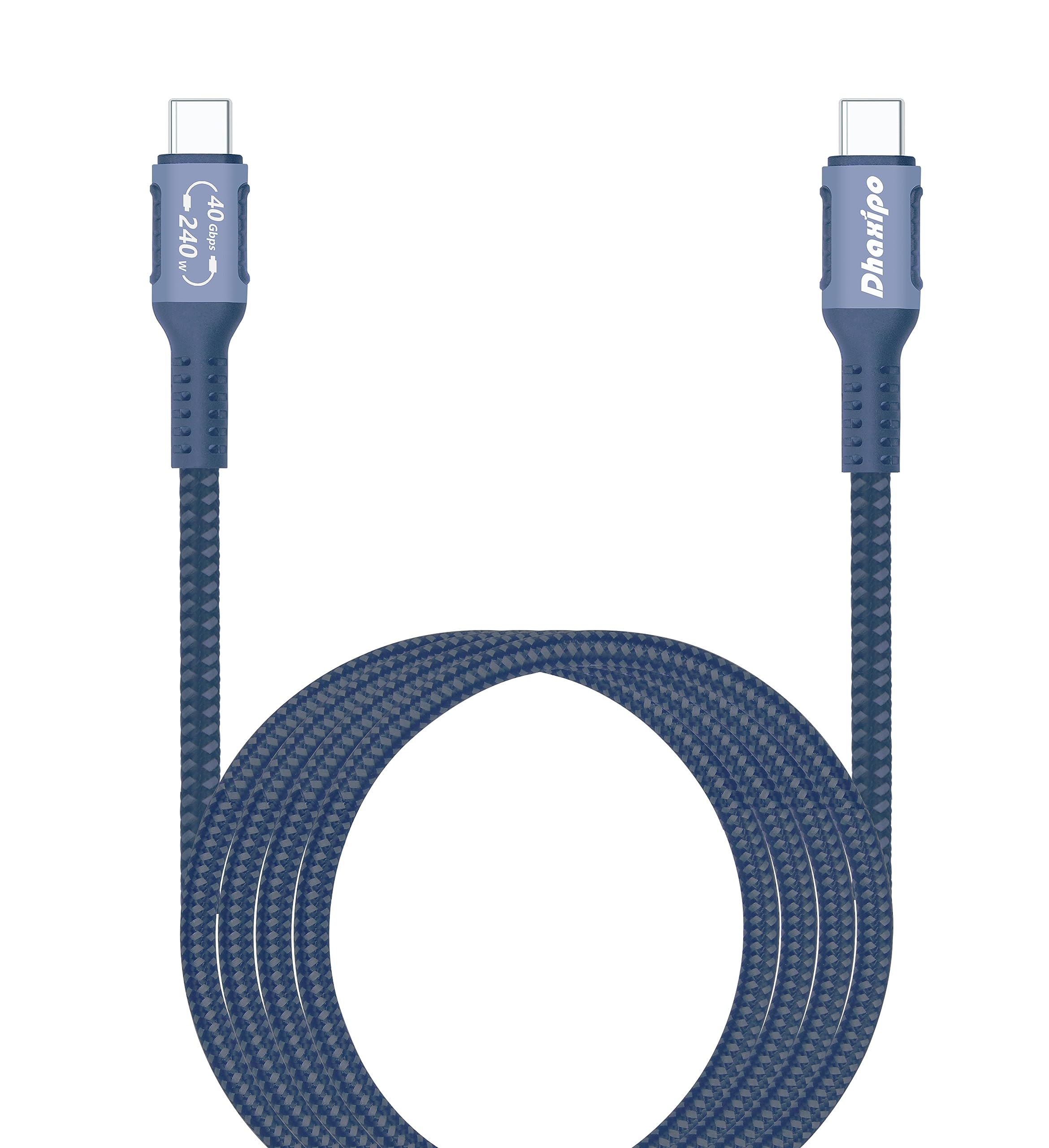 Dhaxipo Usb 4 For Thunderbolt 4 Cable 5Ft, 40 Gbps Data Transfer With 240W And 4K@144Hz 5K@60Hz Or 8K@30Hz,Compatible With Thund