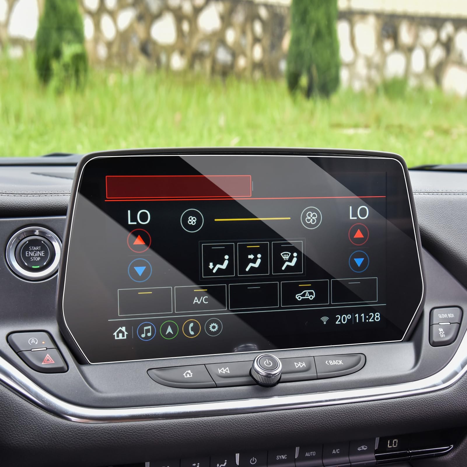 Ttcr Ii Compatible With 2023 2024 Chevy Blazer Screen Protector 10.2 Inch, For 2023 2024 Blazer Navigation Display Screen Protector, For Blazer Touchscreen Tempered Glass Protector 10 Inch