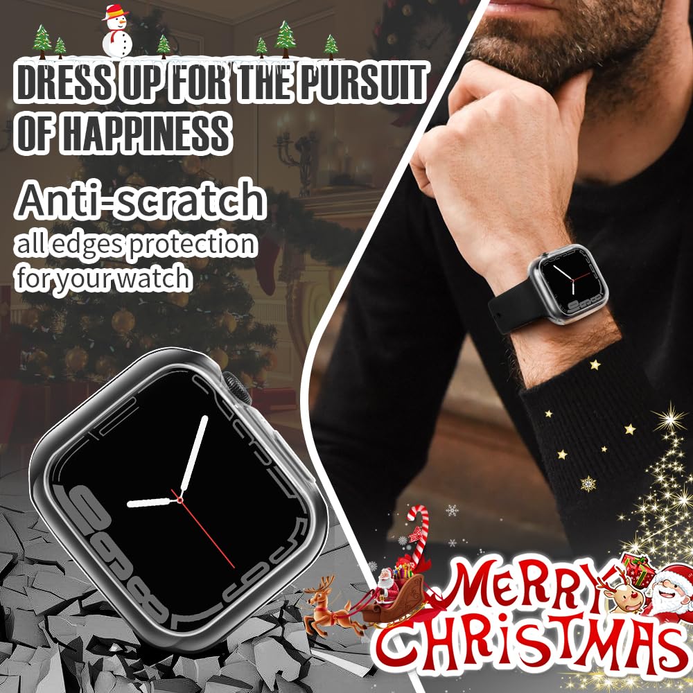 Top4Cus 38Mm Cover Environmental Soft Flexible Tpu Anti Scratch Lightweight Protective 38Mm Iwatch Case Compatible With Apple Wa