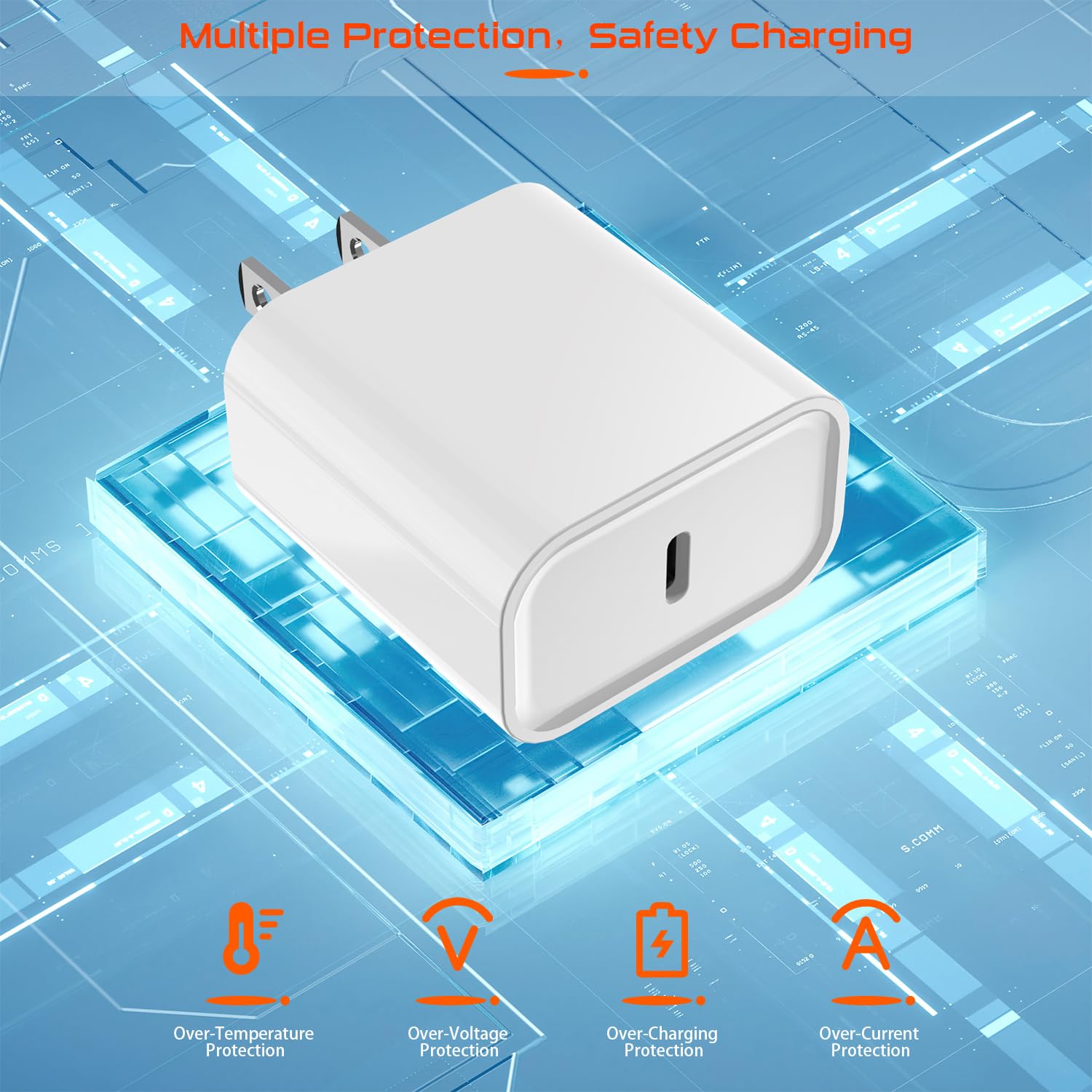 Iphone Charger Fast Charging,20W Usb C Fast Charger 3 Ft Compatible With Iphone 14 Pro/14 Pro Max /13/12/ 11/ Xs/Xr/X/8/7/Se/Ipa