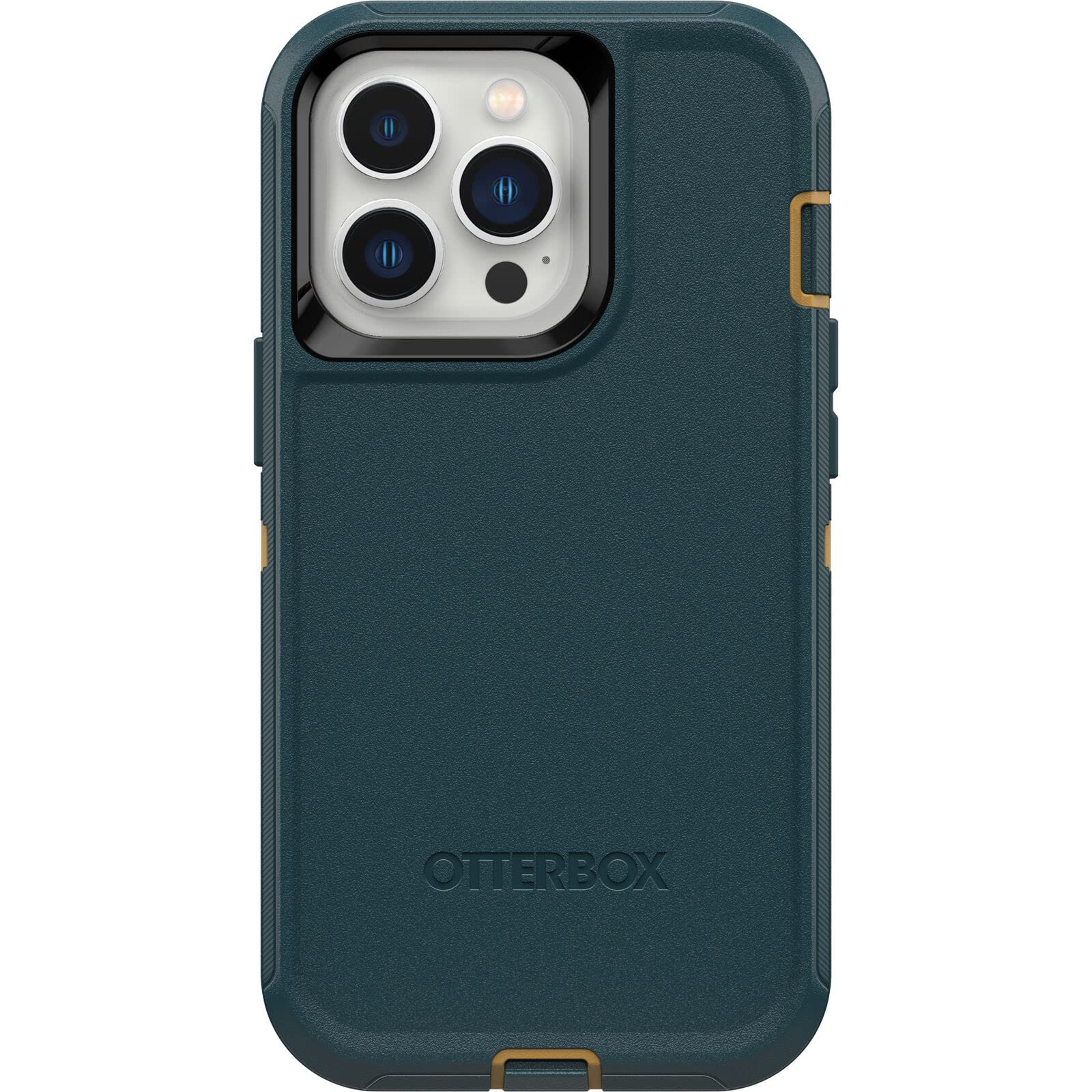 Otterbox Iphone 13 Pro (Only) Defender Series Case   Hunter Green, Rugged & Durable, With Port Protection, Includes Holster Clip
