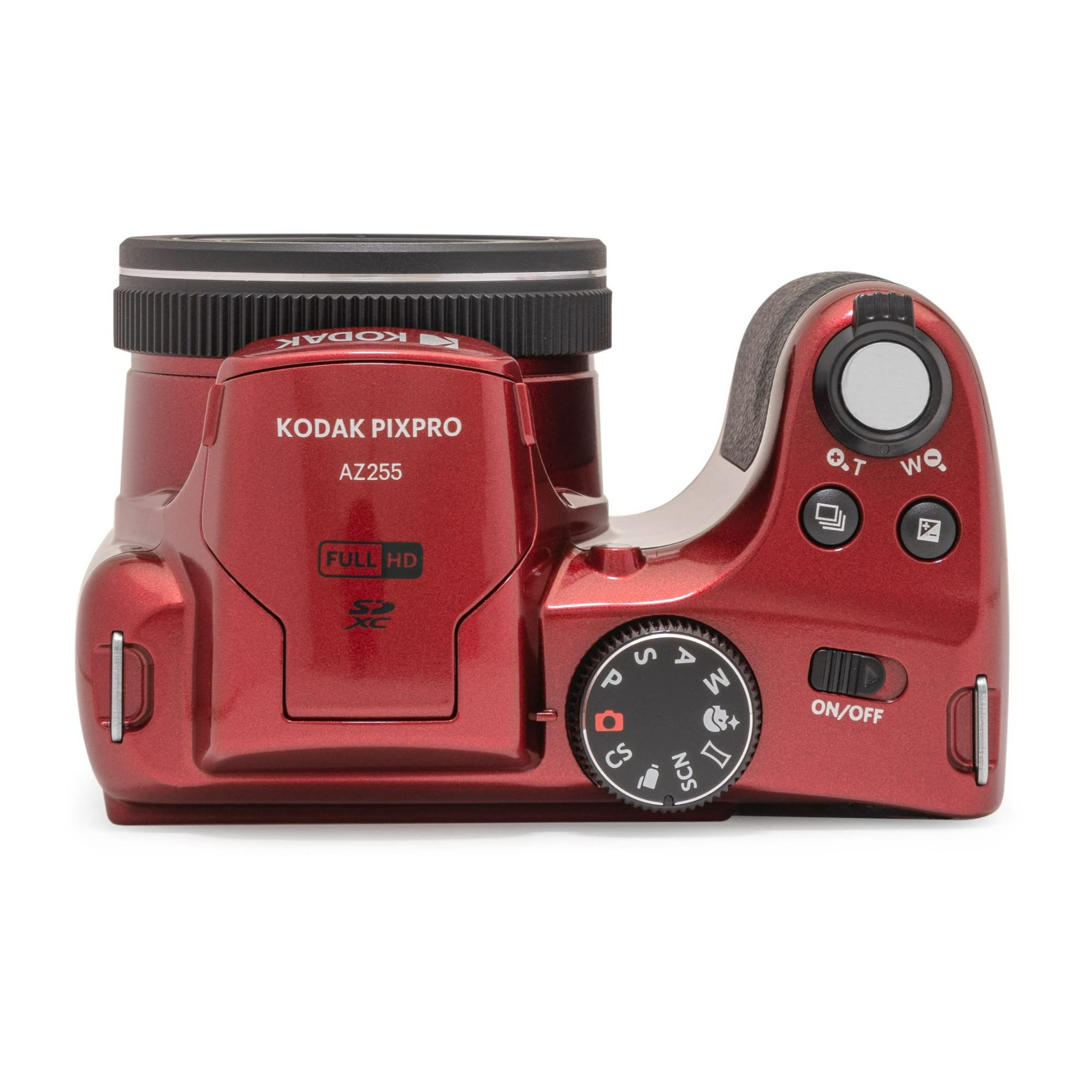 Kodak Pixpro Az255-Rd 16Mp Digital Camera 25X Optical Zoom 24Mm Wide Angle Lens Optical Image Stabilization 1080P Full Hd Video