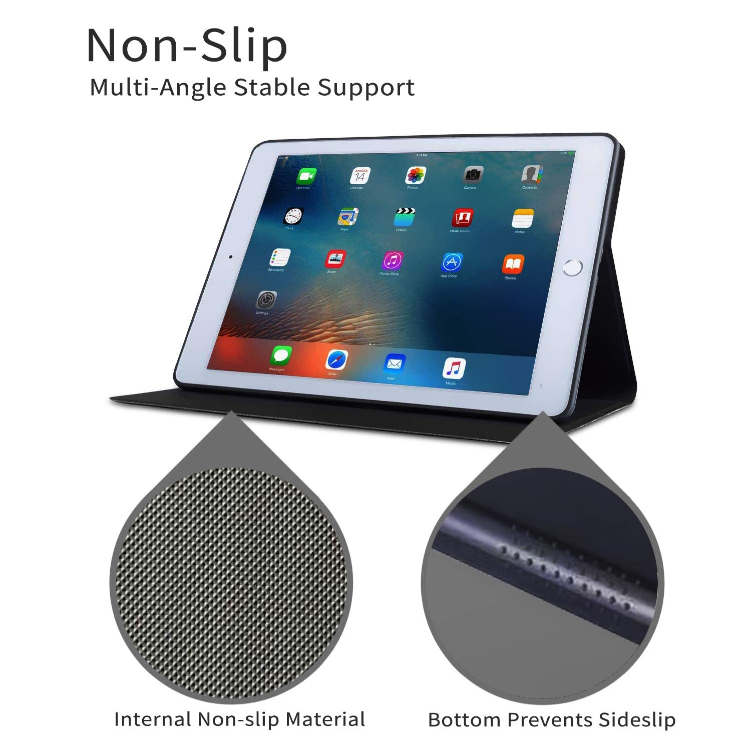 For Samsung Galaxy Tab A 8.0 Case 2019 Case Sm T290/T295 Slim Shockproof Folding Stand Protective Cover With Auto Wake/Sleep For