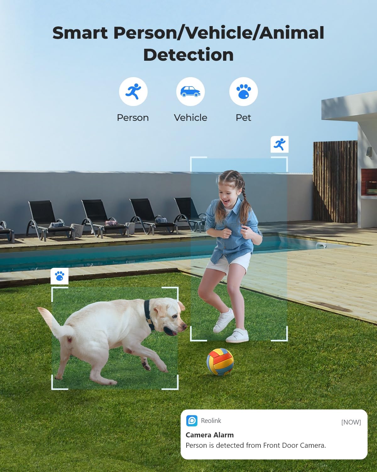 Reolink Rlc 843A   4K Poe Security Camera With Spotlights, 5X Optical Zoom, Outdoor Camera With Color Night Vision, Two Way Talk