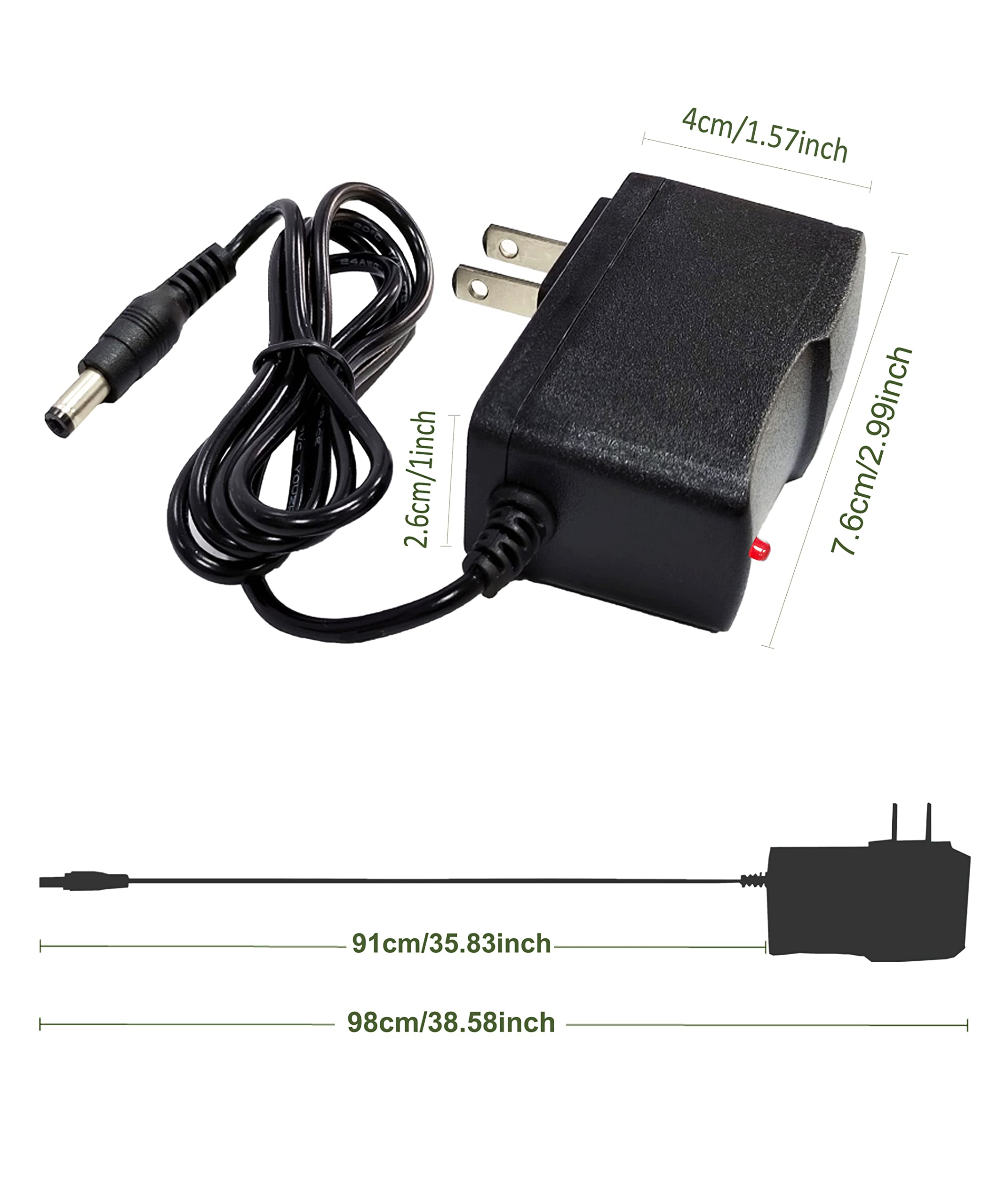 3V 1Amp Power Adapter Supply 100 240 Ac To Dc 3Volt 1000Ma 5.5Mmx 2.5Mm Plug 3V 1A Ac/Dc Power Supply Transformer