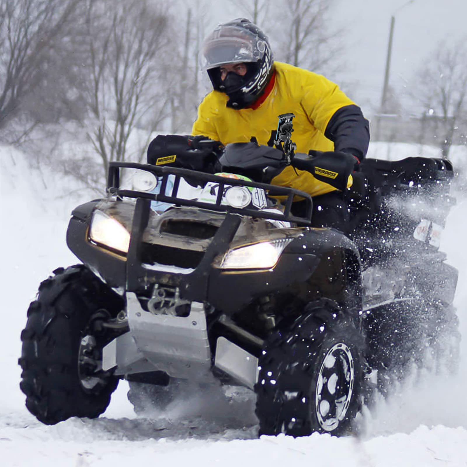 1 Inch Ball Mount Head Connecting Arm Compatible With Ram Mount Suitable For Cars,Motorcycles,Bicycles (S L60315)