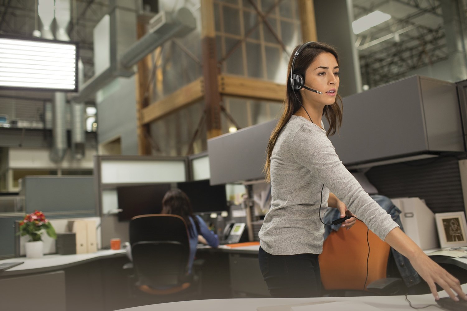 Plantronics 202580-01 Wired Headset, Silver/Black