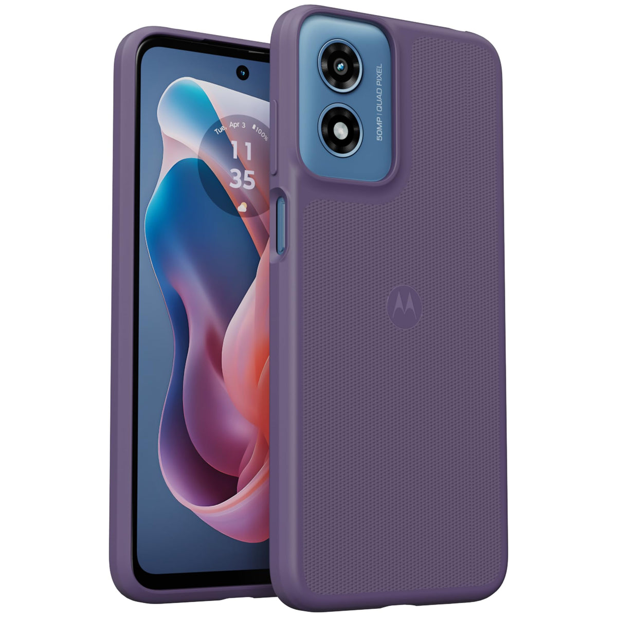 Motorola Moto G Play (2024) Textured Protective Case  Daybreak   Precision Fit Shock Absorbing Cases For Enhanced Phone Grip, St