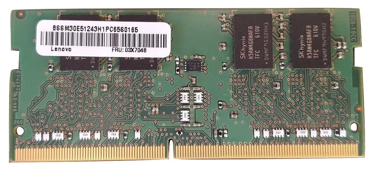 Sk Hynix 4Gb 1Rx8 Pc4 17000 Ddr4 2133 1.2Volt Cl15 260 Pin Sodimm Memory P/N Hma451S6Afr8N Tf
