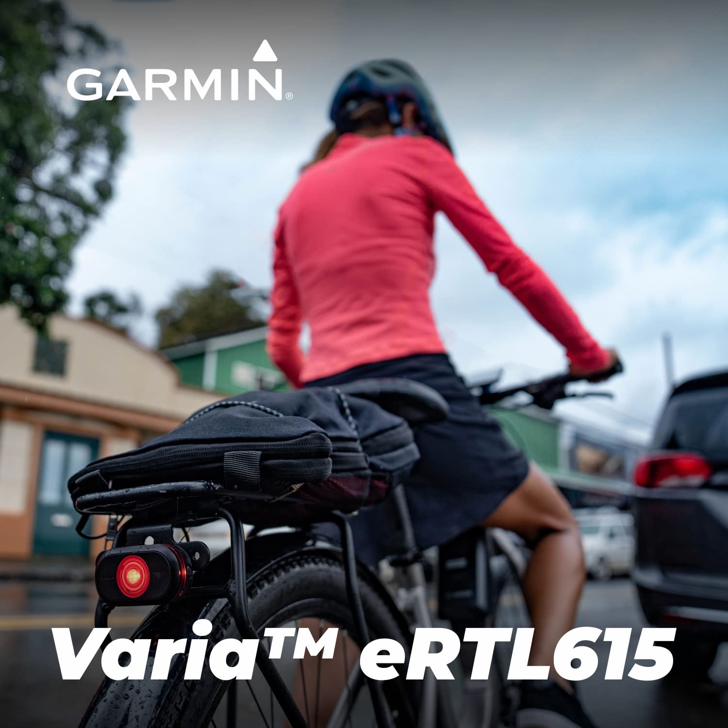 Wearable4U - Garmin Varia Ertl615 Ebike Rearview Battery-Free Radar With E-Bank Bundle