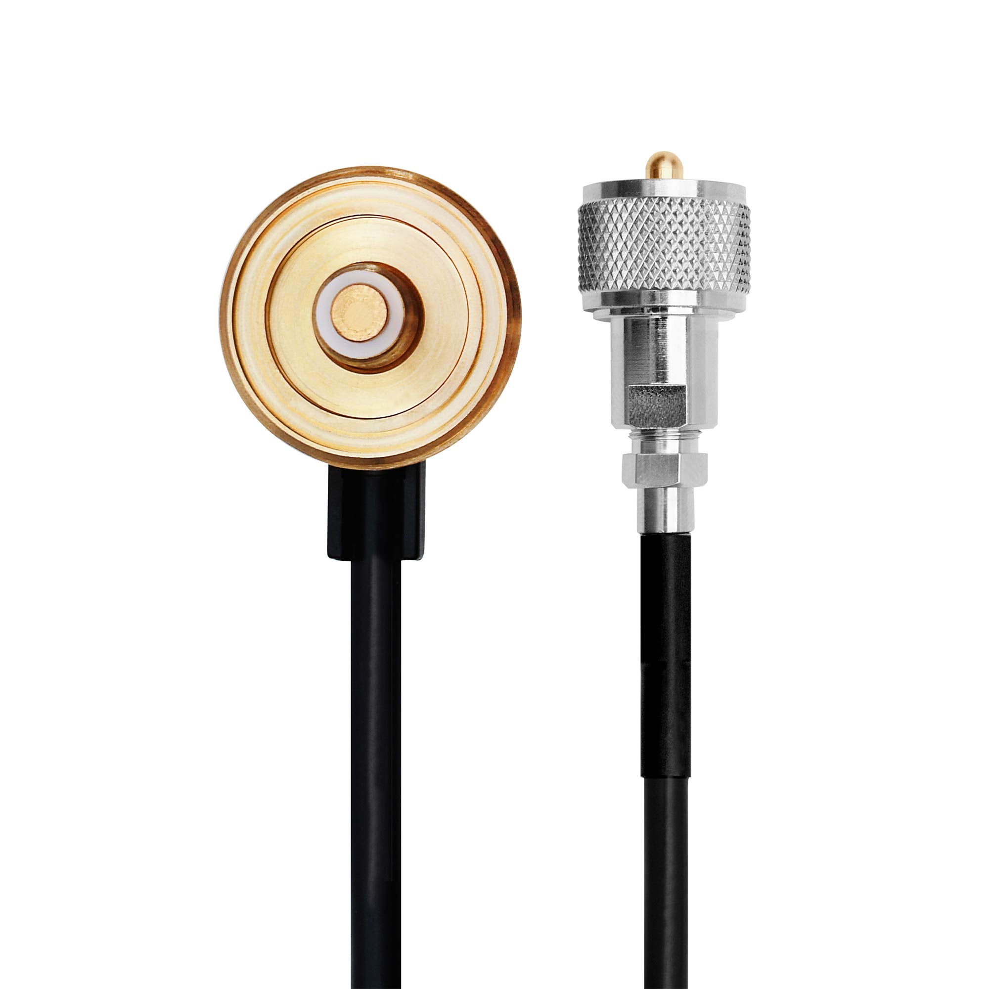 Midland � Mxta24 Low Profile Antenna Cable With Nmo Connector � Cb Antenna Cable Extension � 6 Meters (19 Ft) With Removable Uhf Connection