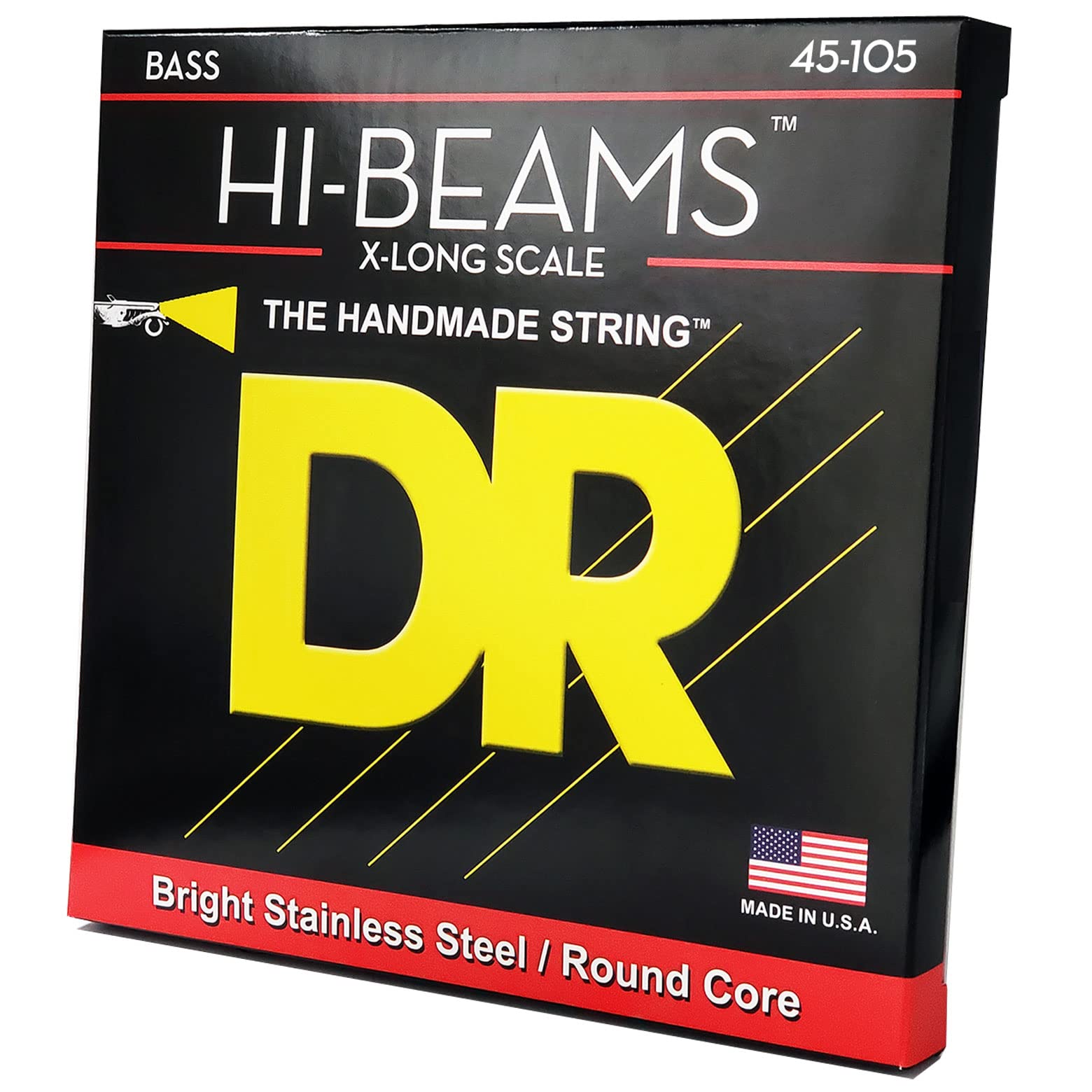 Dr Strings Hi Beam   Extra Long Scale Stainless Steel Round Core 45 105