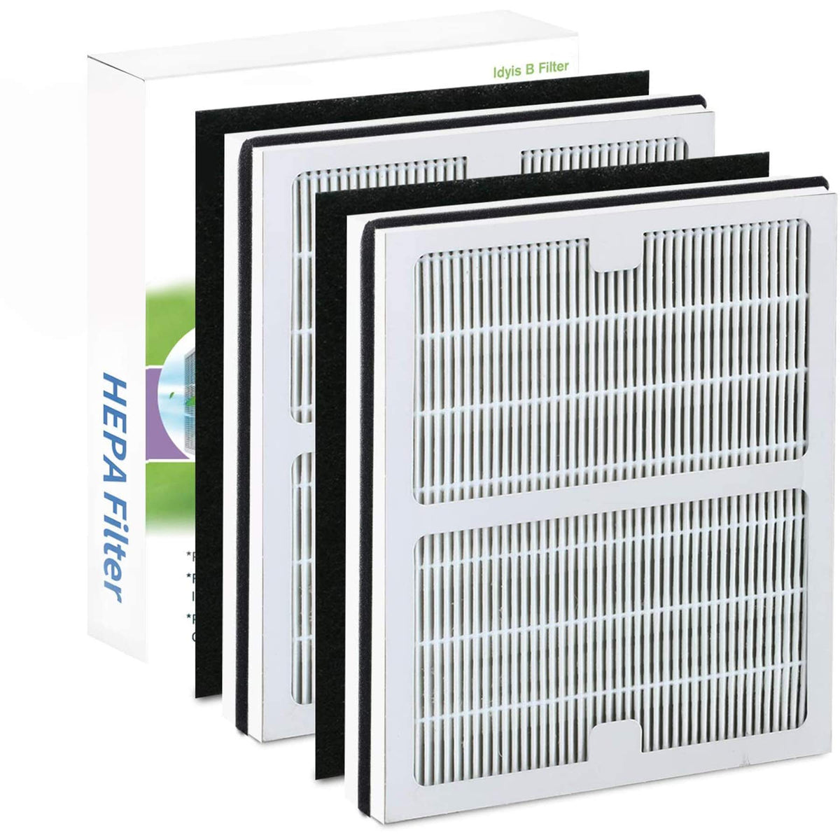 2 Pack Filter Compatiable Idylis Ac 2125, Ac 2126, Iap 10 125, Iap 10 150, Iap 10 050, Iac 40 140 True Hepa Filters