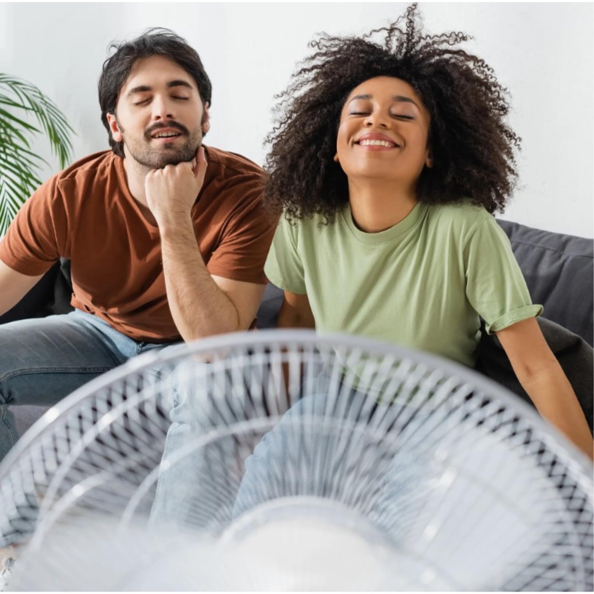 Homepoint 16 Inch Standing Oscillating Pedestal Fan With Adjustable Height And 3 Speeds For Living Room, Office, Basement, Or Be