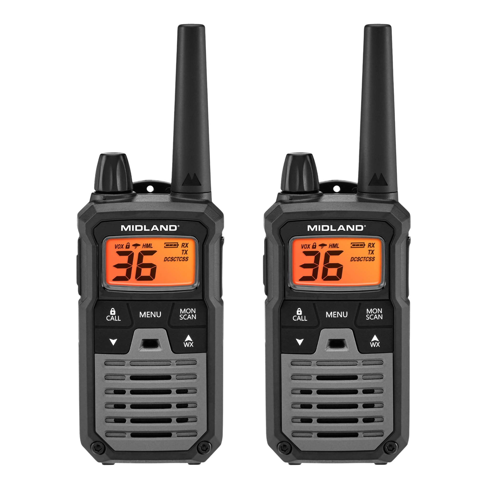 Midland T290Vp4 High Powered Gmrs Two Way Radios | Long Range Communication With 36 Channels & 121 Privacy Codes | Durable, Water Resistant Design For Outdoor Adventures