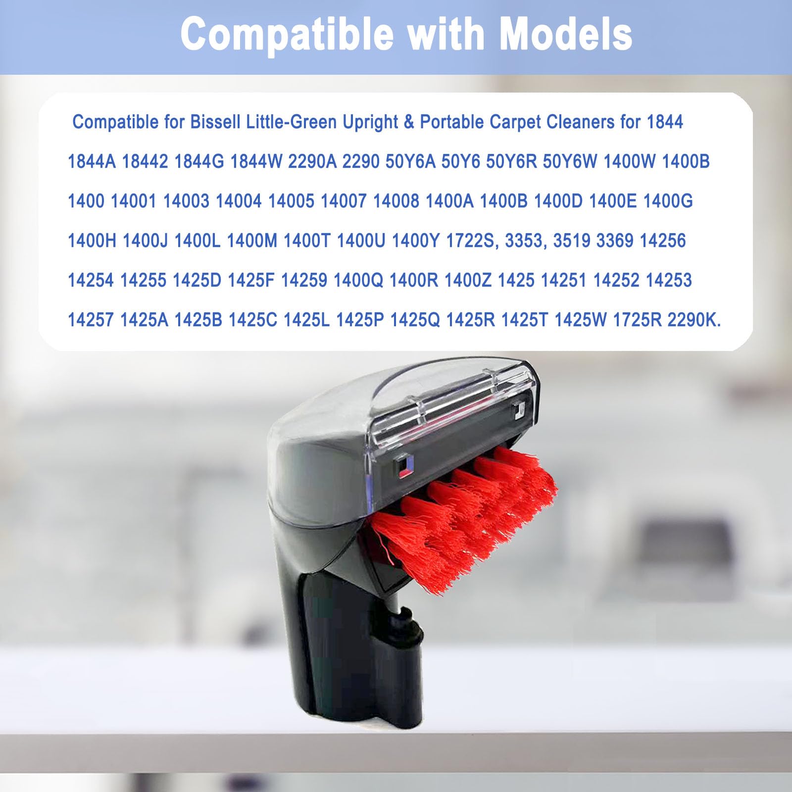 1400B Little Green 3 Tough Stain Brush Tool Replacement For Bissell Little-Green Upright & Portable Carpet Cleaners For 1400B 14