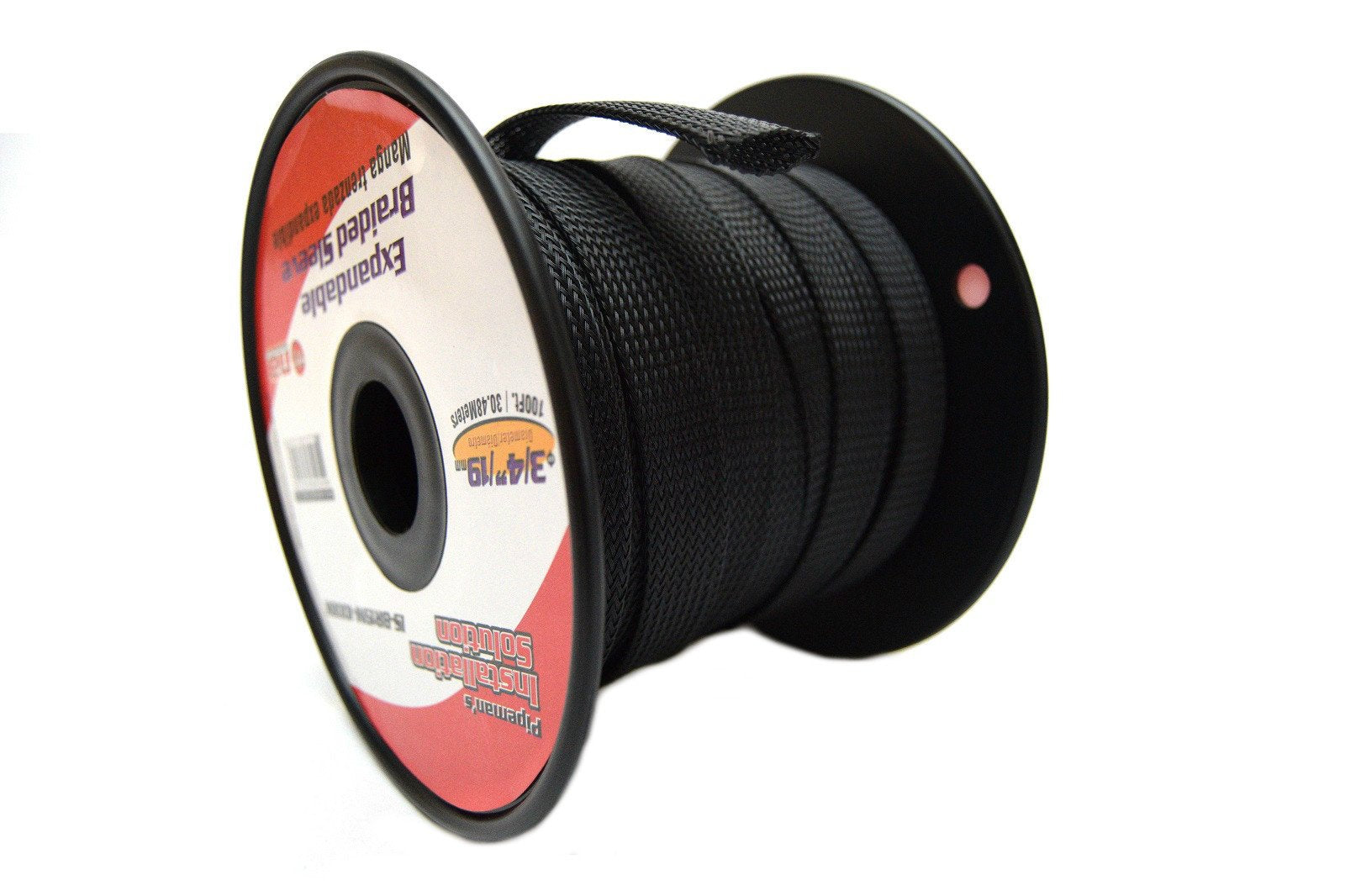 Installation Solution Expandable Braided Sleeve Black 3/4''