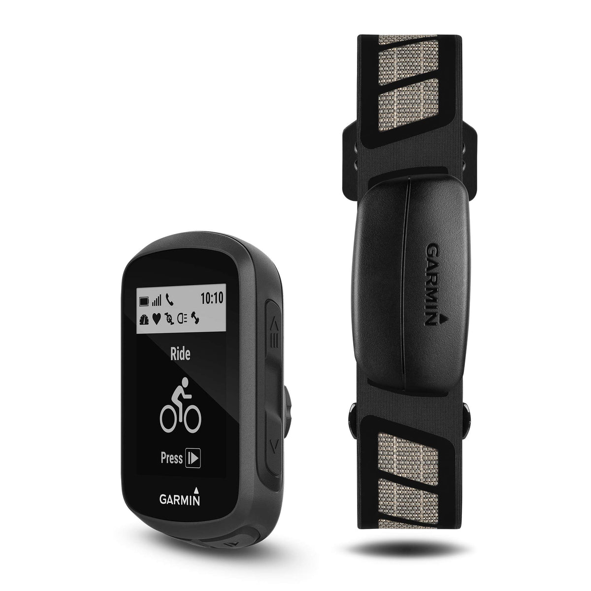 Garmin Edge 130 Plus Bundle, Gps Cycling/Bike Computer With Sensors And Hr Monitor, Download Structure Workouts, Climbpro Pacing