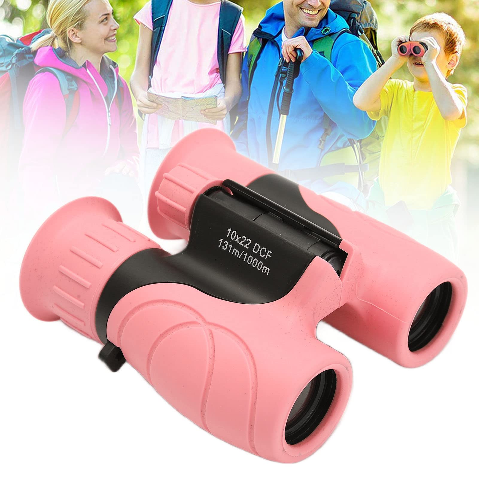 RIESKAS Kids Binocular for Boys and Girls Portable High Definition Compact Telescope with Lanyard for Children Watching Outdoor 