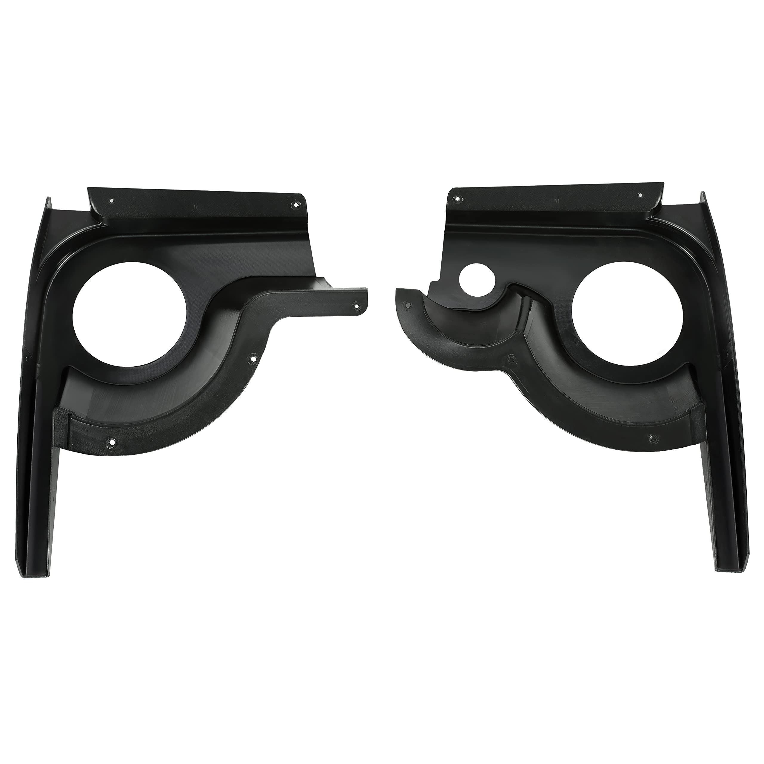 Kuafu Speaker Pods Compatible With 1994 2023 Ezgo Txt Replacement For 627153 Golf Cart Black Texture Pair Abs Speaker Stands