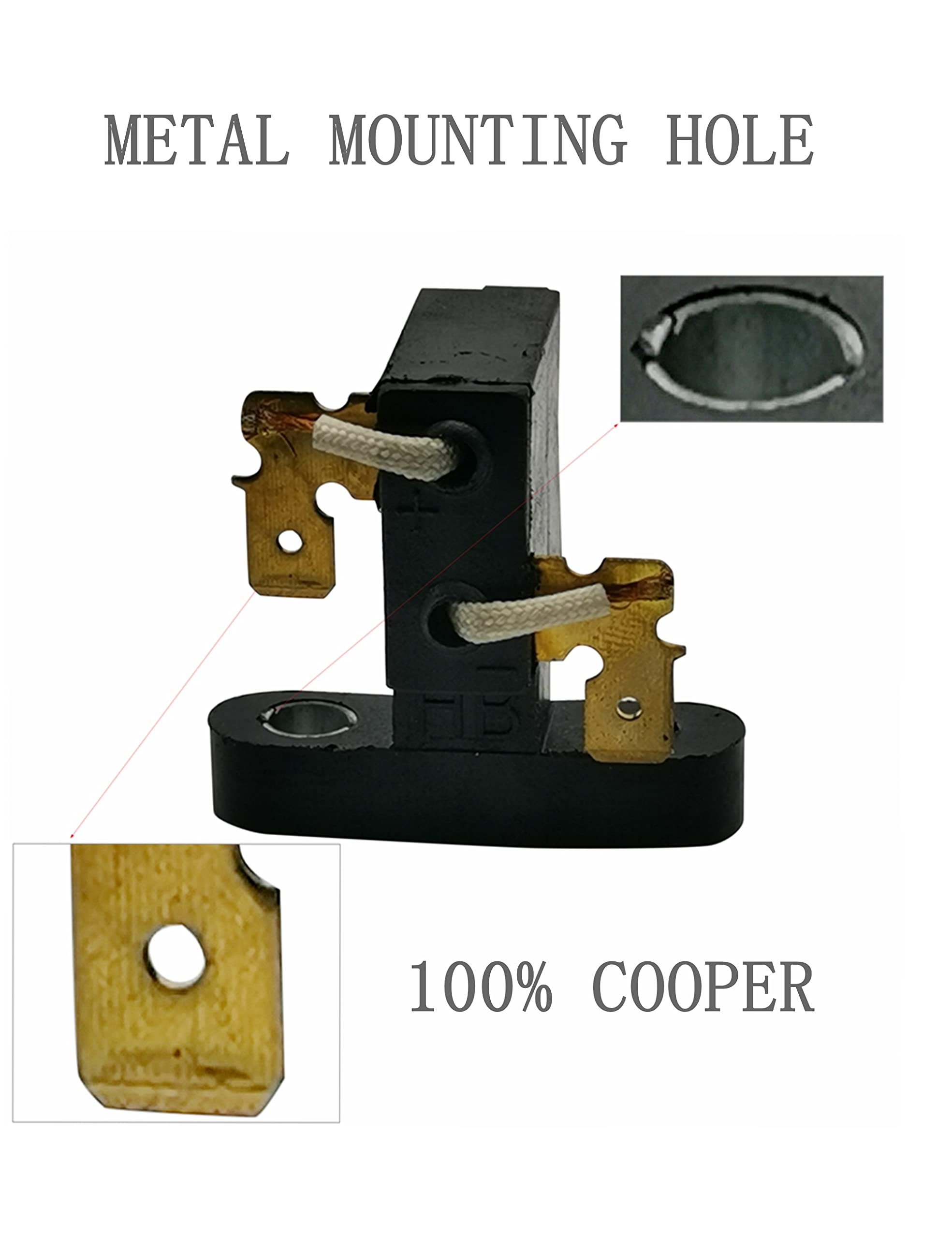 Yamakato Generator Carbon Brush Assembly For Honda Generac Predator Champion Ryobi Homelite Wen Westinghouse Duromax Powerhorse