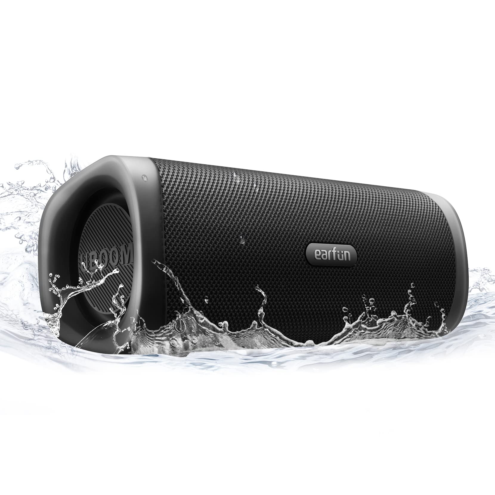 Earfun Bluetooth Speaker, Uboom L Portable Wireless Speaker 28W Loud Stereo Sound, Rich Bass, Ip67 Waterproof & Dustproof, Dual 