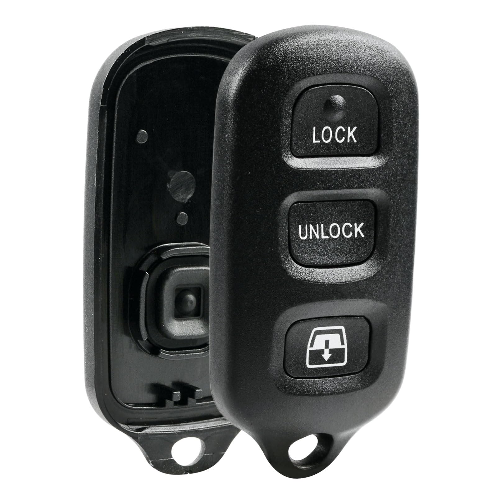 Key Fob Keyless Entry Remote Shell Case & Pad Fits Toyota 1999 2009 4Runner / 2001 2008 Sequoia