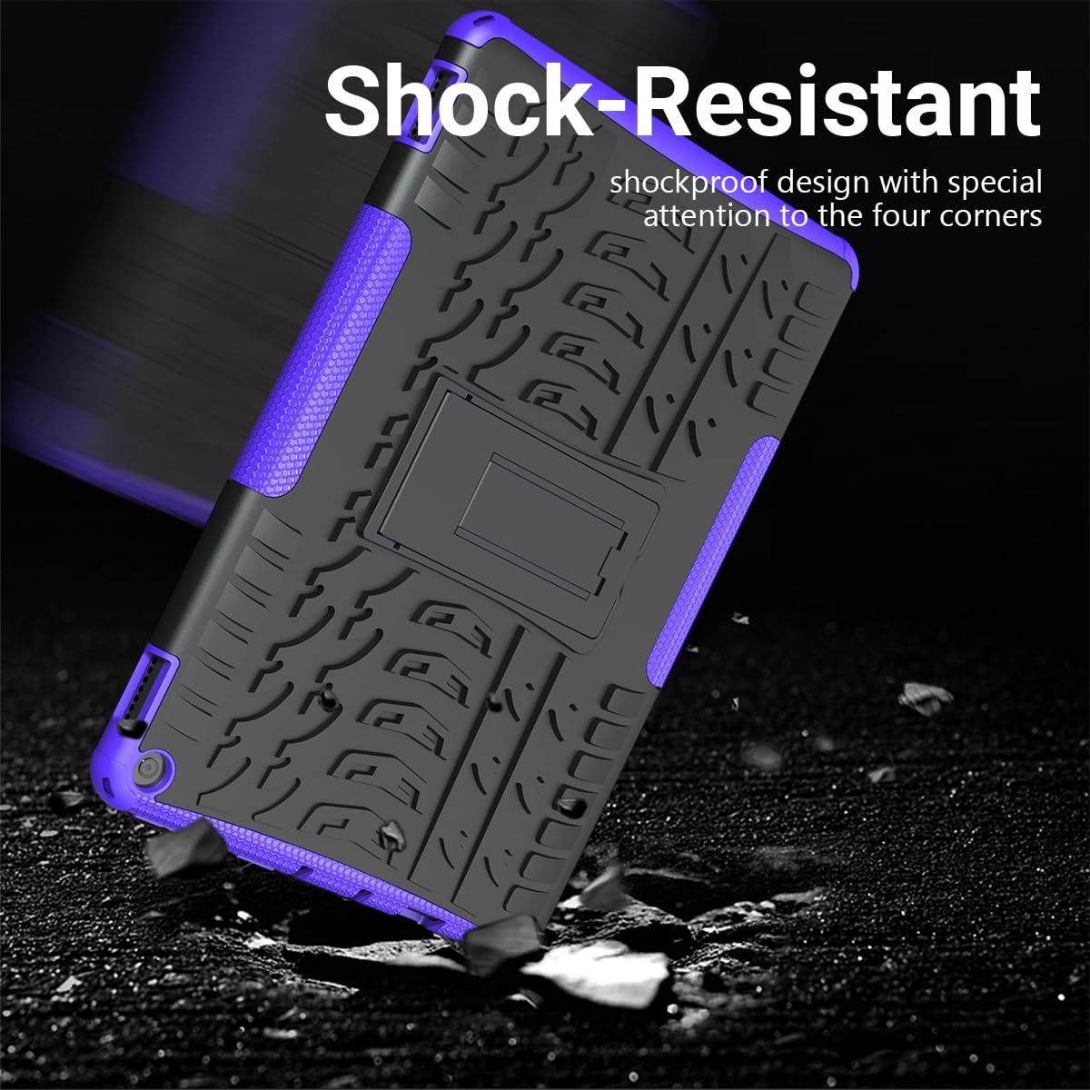 Roiskin Kickstand Case Dual Layer Heavy Duty Shockproof Kids Cover For 2021 Release Tablet 10 & 10 Plus Case 11Thgeneration With