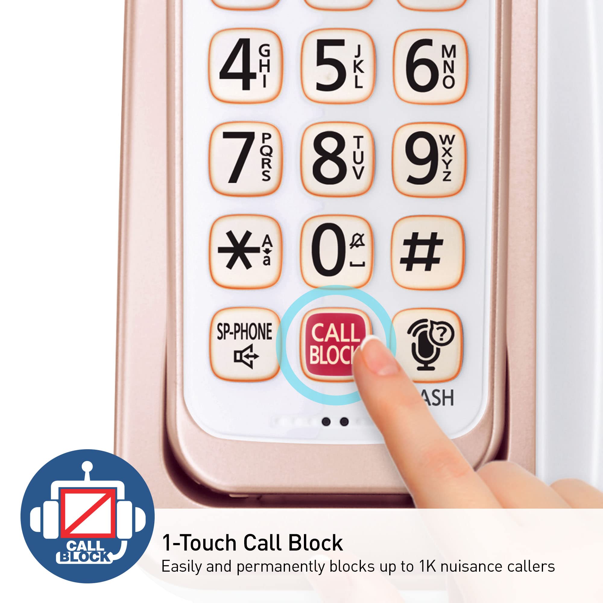 Panasonic Cordless Phone With Link2Cell Bluetooth, Voice Assistant, Answering Machine And Call Blocking, Expandable System With