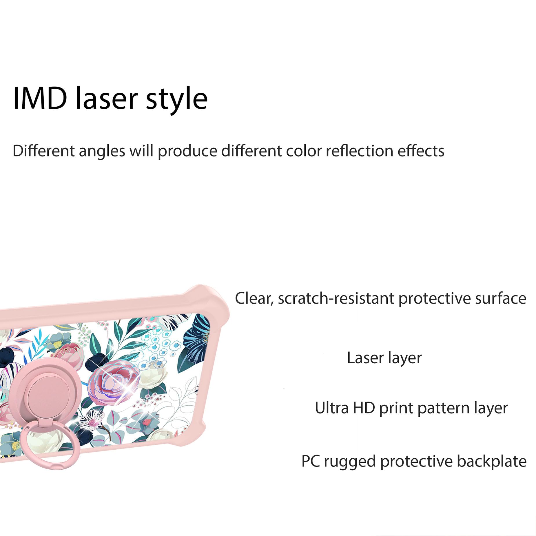 Jioeuinly Att At&T Motivate 3 Case Eabf22206A Compatible With Sharp Rouvo V Phone Case Sttm21Vapp Cover [Hard Pc + Soft Silicone