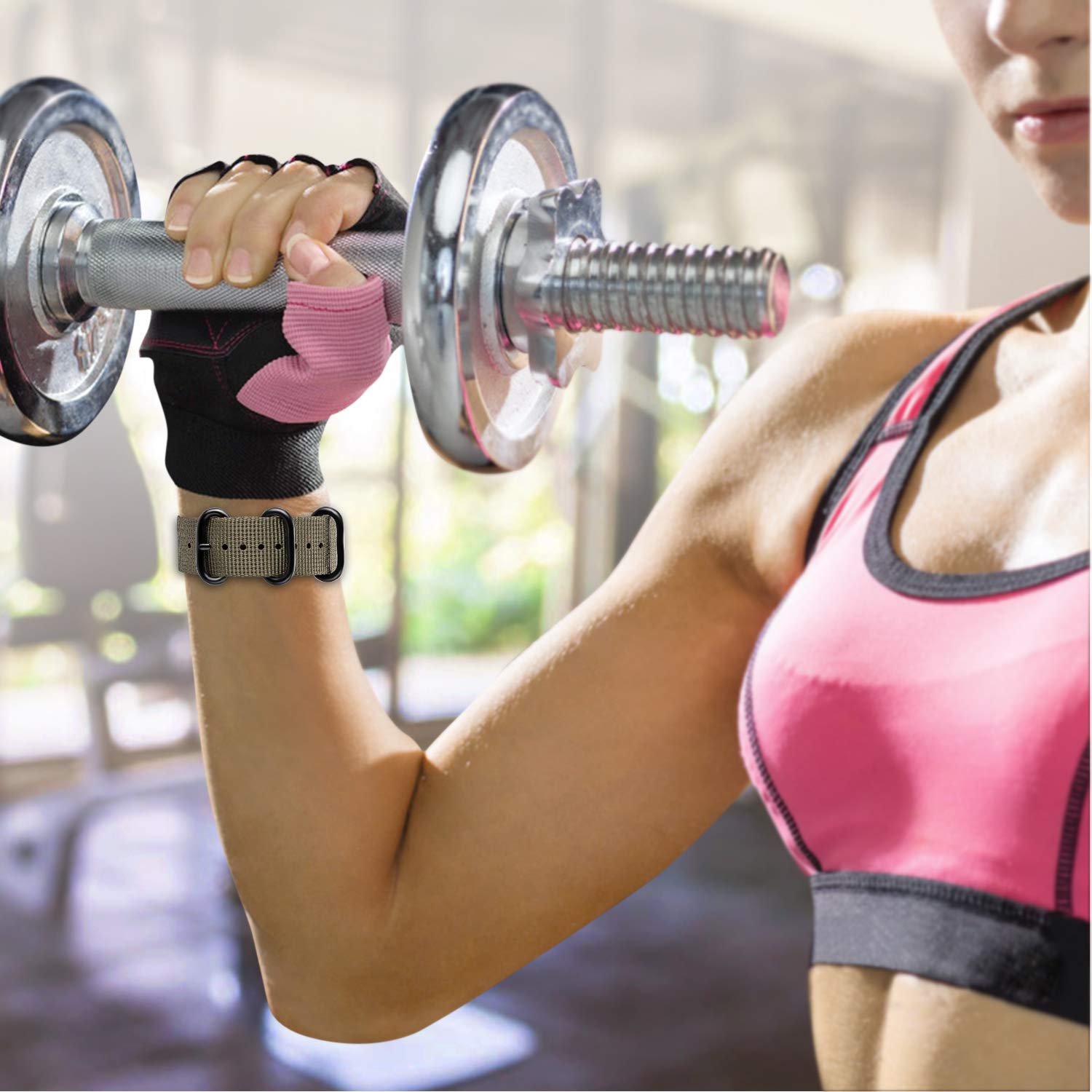 Fintie Watch Band Compatible With Suunto Core, Premium Woven Nylon Replacement Sport Strap With Metal Buckle Compatible With Suu