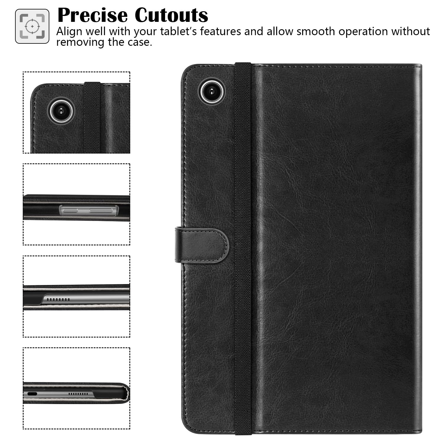 Ztotopcases For Samsung Galaxy Tab A9 Case 8.7 Inch 2023(Sm X110/X115/X117), Premium Pu Leather Business Stand Folio Cover With