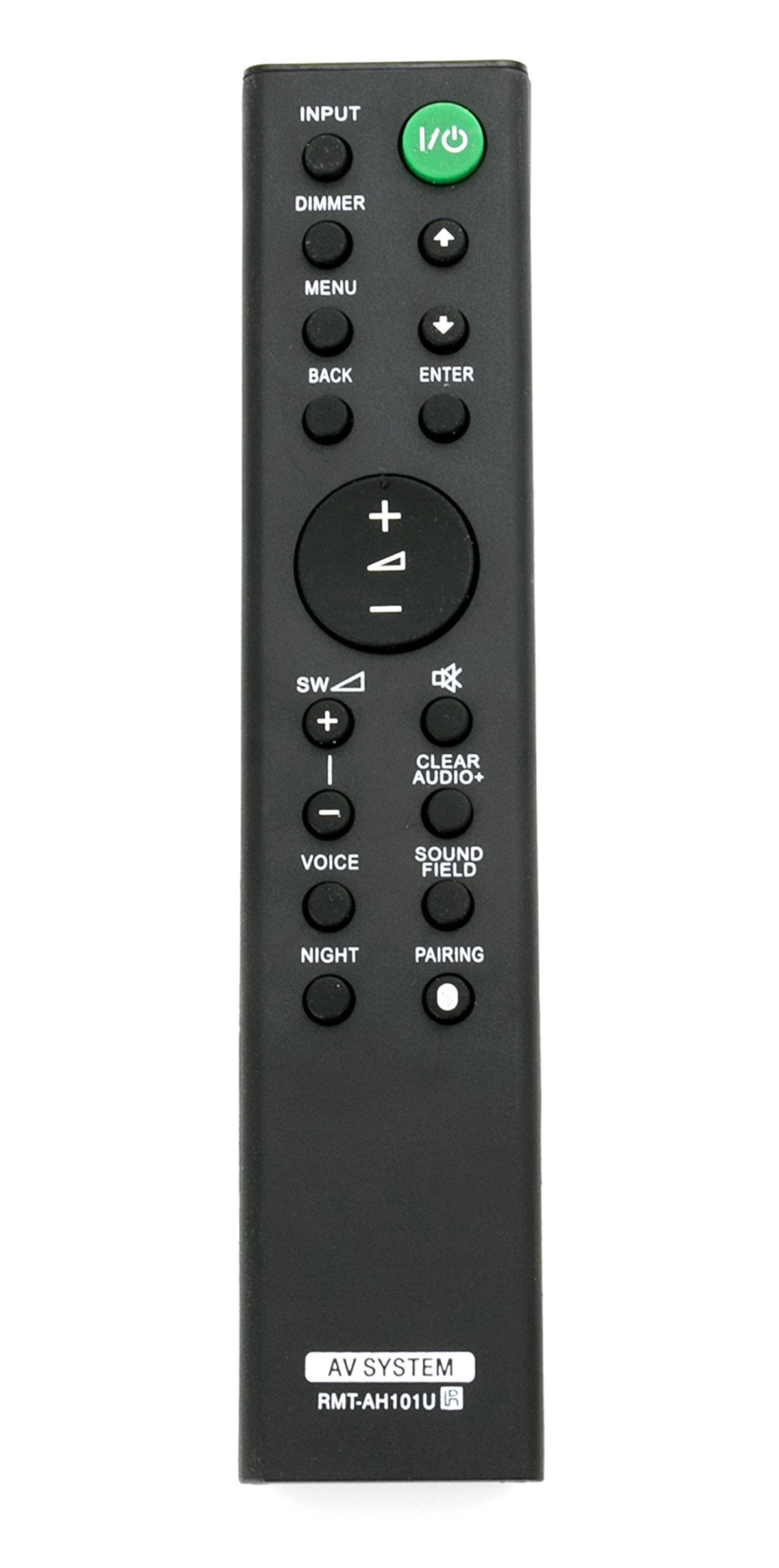 RMT-AH101U Replaced Remote fit for Sony Sound Bar HT-CT380 HT-CT780 HT-CT381 HTCT380 HTCT780 HTCT381 SA-CT380 SA-WCT380 RMT-AH101J SA-WCT780 SA-CT780 SA-CT381 SA-WCT381 Soundbar