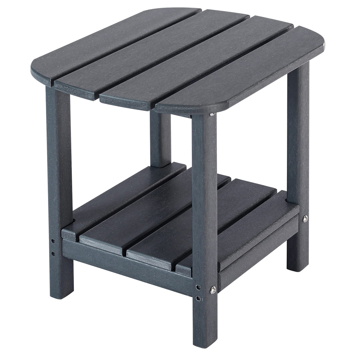 Lzrs Double Adirondack Side Table, Outdoor Side Tables, End Tables For Patio, Backyard,Pool, Indoor Companion, Easy Maintenance
