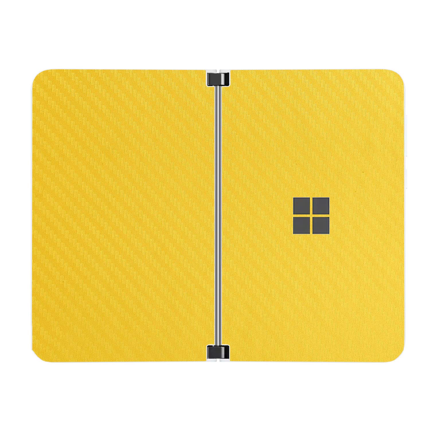 Sopiguard Sticker For Surface Duo Phone Edge To Edge Precision Vinyl Skin Wrap (Carbon Yellow)