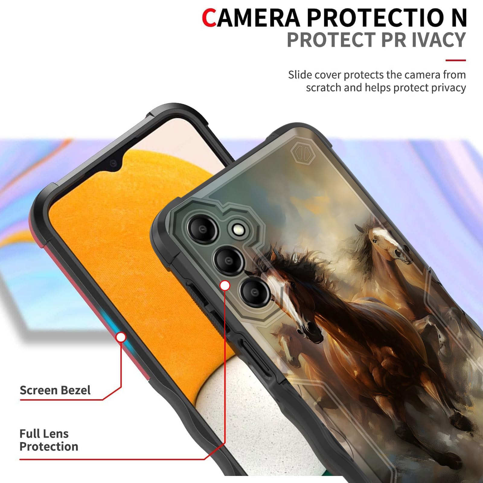 Efgwsder For Galaxy S25 Case,[Dual Layer][10 Ft Military Grade Drop Protection] Heavy Duty Shockproof Case For Samsung Galaxy S2