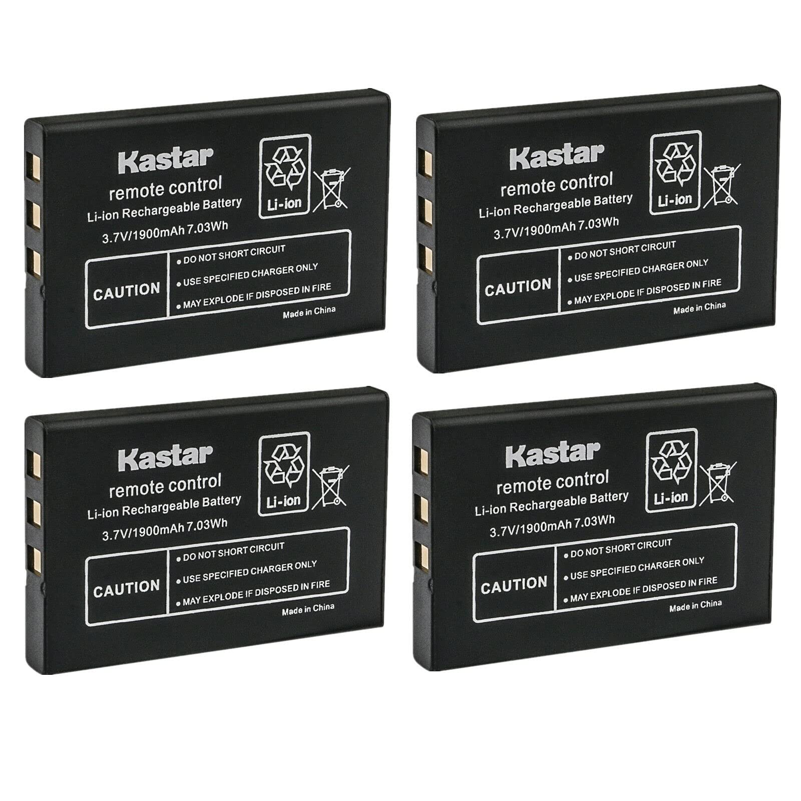 Kastar 4-Pack Battery Replacement for Universal Remote Control URC 11N09T NC0910 RLI-007-1 LIT0404, URC MX 950 MX-950 URC MX 980